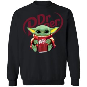 Baby Yoda Hug Dr Pepper Shirt image Baby Yoda Hug Dr Pepper Shirt