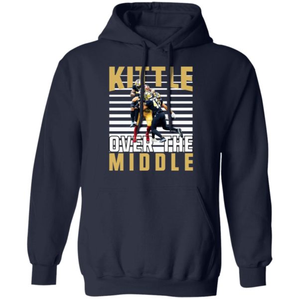 San Francisco 49ers vs New Orleans Saints Kittle Over The Middle Shirt