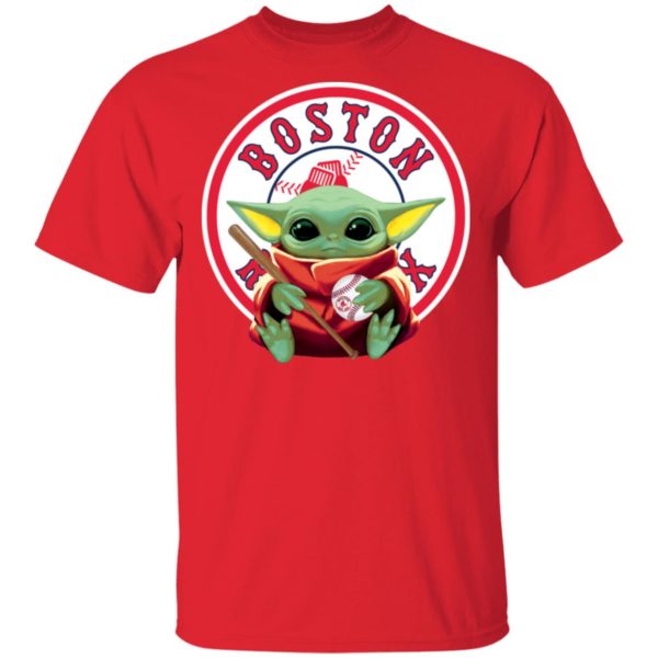 Baby Yoda Boston Red Sox Shirt