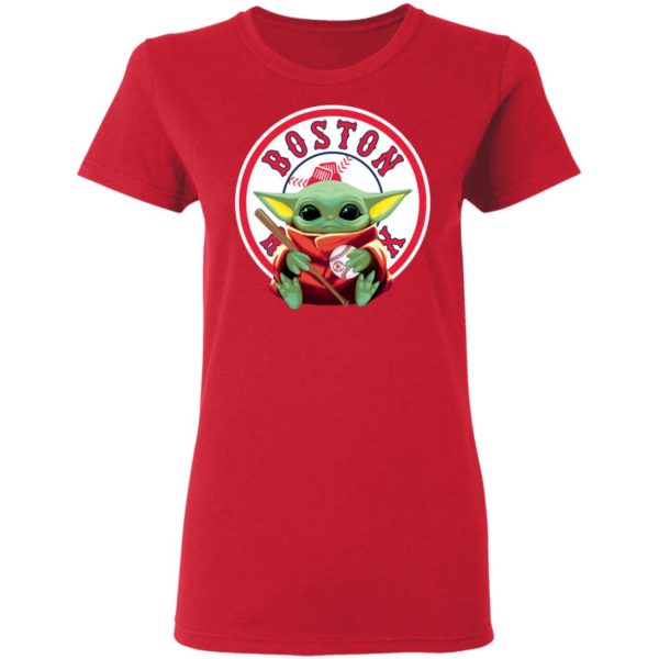 Baby Yoda Boston Red Sox Shirt