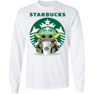 Baby Yoda Hug Starbucks Shirt image Baby Yoda Hug Starbucks Shirt