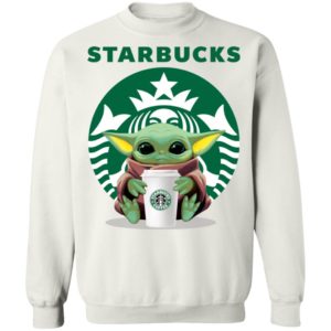 Baby Yoda Hug Starbucks Shirt image Baby Yoda Hug Starbucks Shirt