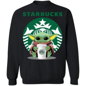 Baby Yoda Hug Starbucks Shirt image Baby Yoda Hug Starbucks Shirt