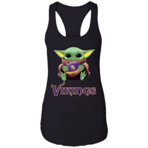 Minnesota Vikings Hug Baby Yoda Shirt