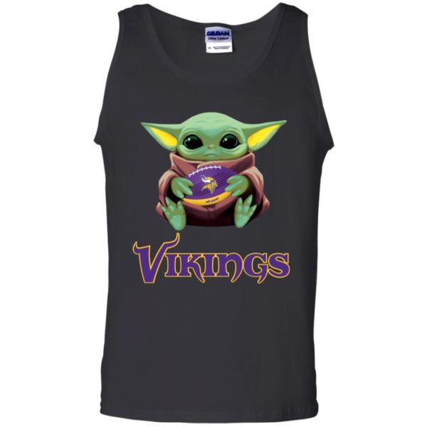 Minnesota Vikings Hug Baby Yoda Shirt