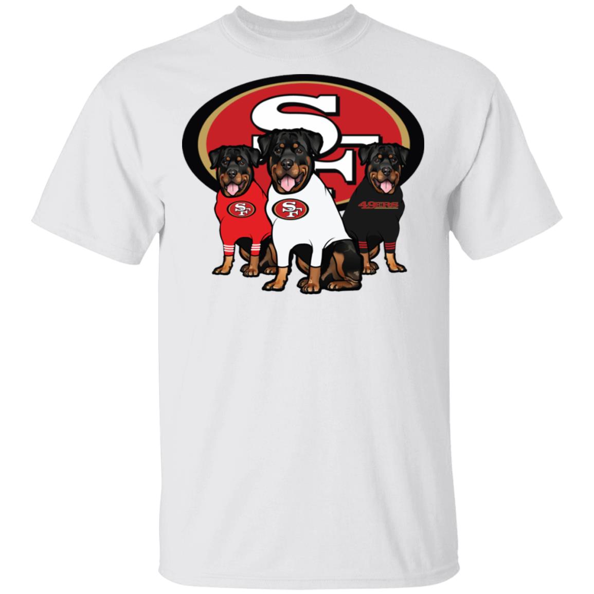San Francisco 49ers Rottweiler Shirt image San Francisco 49ers Rottweiler Shirt