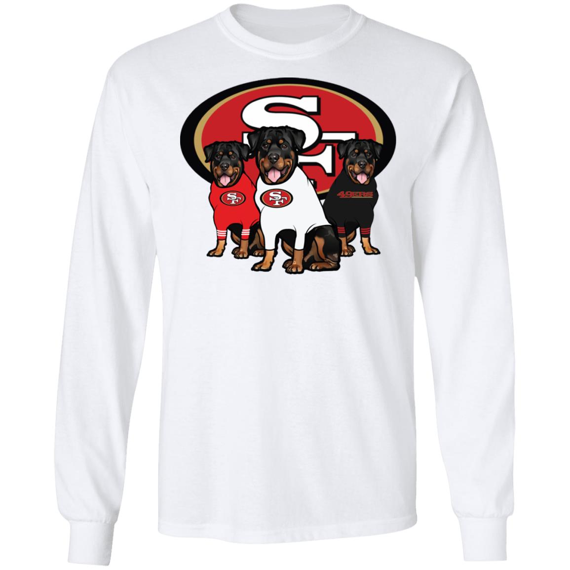 San Francisco 49ers Rottweiler Shirt image San Francisco 49ers Rottweiler Shirt