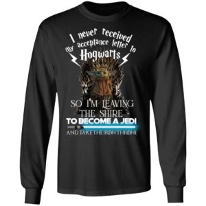 Baby Yoda I Never Received My Acceptance Letter Hogwarts Shirt image Baby Yoda I Never Received My Acceptance Letter Hogwarts Shirt