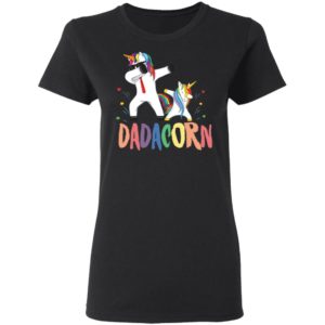 Unicorn Dabbing Dadacorn Shirt
