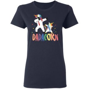Unicorn Dabbing Dadacorn Shirt