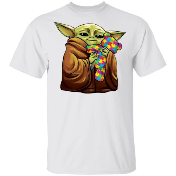 Master Yoda Hug Teddy Autism Shirt