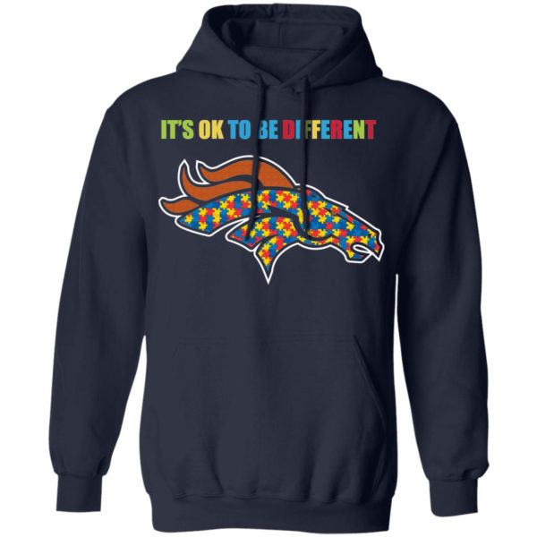 It’s Ok To Be Different Denver Broncos Autism Shirt