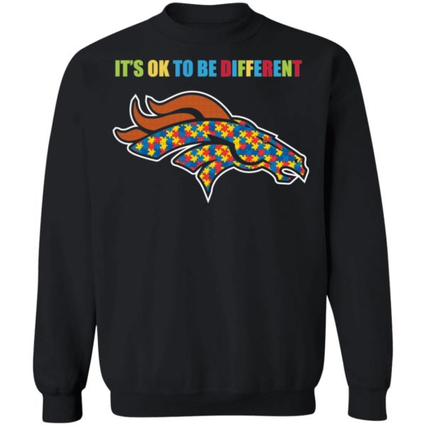 It’s Ok To Be Different Denver Broncos Autism Shirt