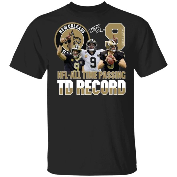 New Orleans Saints NFL all Time Passing To Record Signature Shirt