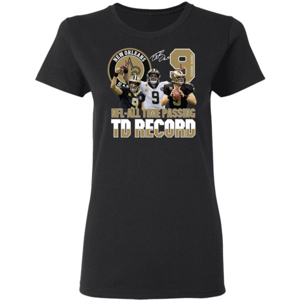 New Orleans Saints NFL all Time Passing To Record Signature Shirt