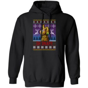 Oh Snap Thanos Ugly Christmas Sweatshirt