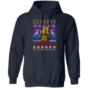 Oh Snap Thanos Ugly Christmas Sweatshirt