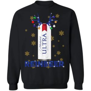 Michelob Ultra Superior Light Beer Reinbeer Christmas Sweatshirt
