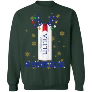 Michelob Ultra Superior Light Beer Reinbeer Christmas Sweatshirt