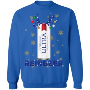 Michelob Ultra Superior Light Beer Reinbeer Christmas Sweatshirt