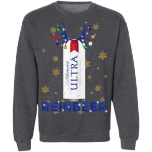 Michelob Ultra Superior Light Beer Reinbeer Christmas Sweatshirt