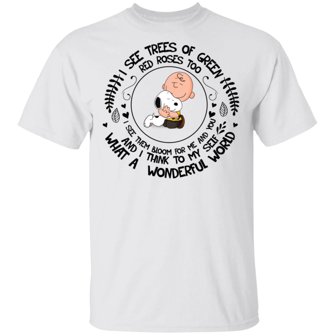 Louis Armstrong What A Wonderful World Snoopy Peanut Gift Shirt -  Kingteeshop