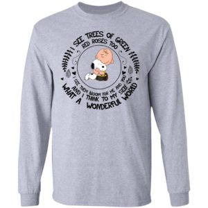 Louis Armstrong What A Wonderful World Snoopy Peanut Gift Shirt