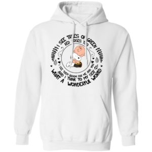 Louis Armstrong What A Wonderful World Snoopy & Peanut Shirt