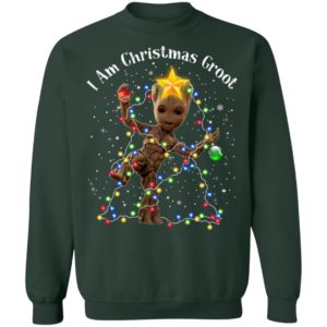 I Am Christmas Groot Christmas Sweatshirt