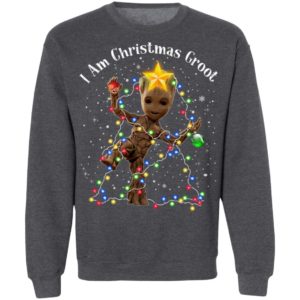 I Am Christmas Groot Christmas Sweatshirt