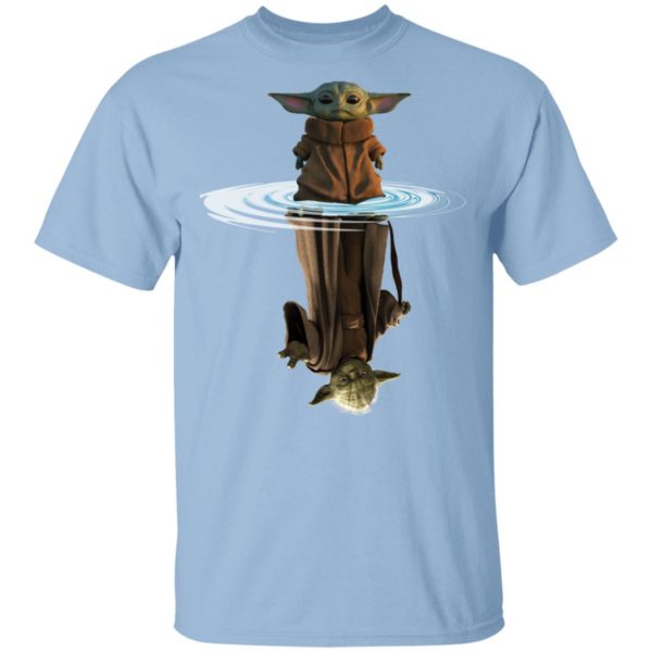 Baby Yoda and Master Yoda Water Reflection Shirt