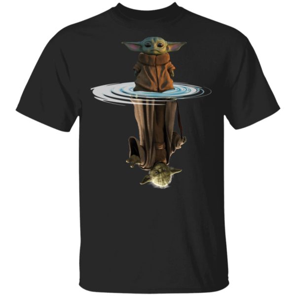 Baby Yoda and Master Yoda Water Reflection Shirt