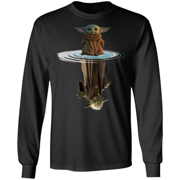 Baby Yoda and Master Yoda Water Reflection Shirt