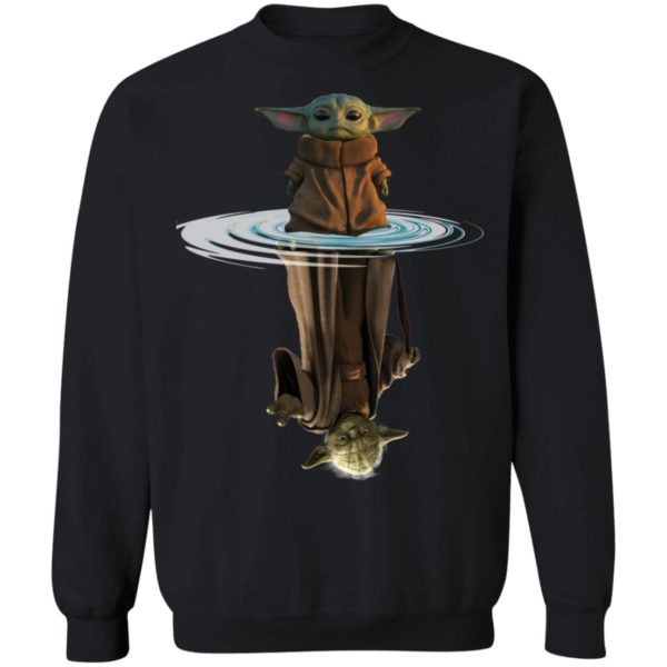 Baby Yoda and Master Yoda Water Reflection Shirt