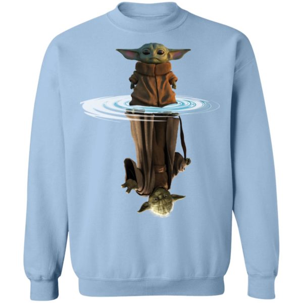 Baby Yoda and Master Yoda Water Reflection Shirt