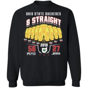 Ohio State Buckeyes 8 Straight Gold Pants 2019 Shirt image Ohio State Buckeyes 8 Straight Gold Pants 2019 Shirt