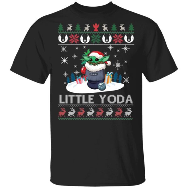 Baby Yoda Santa Little Yoda Ugly Christmas Shirt