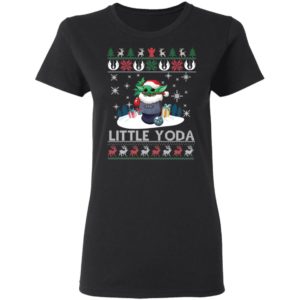 Baby Yoda Santa Little Yoda Ugly Christmas Shirt image Baby Yoda Santa Little Yoda Ugly Christmas Shirt