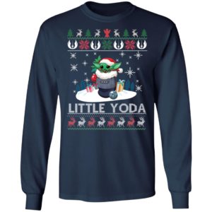 Baby Yoda Santa Little Yoda Ugly Christmas Shirt image Baby Yoda Santa Little Yoda Ugly Christmas Shirt
