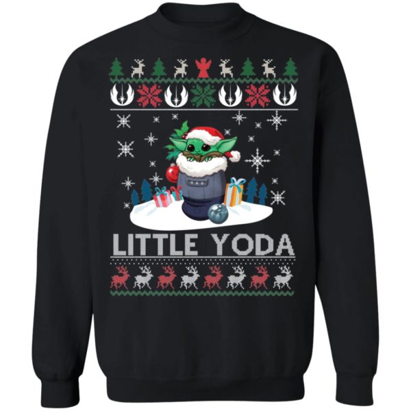 Baby Yoda Santa Little Yoda Ugly Christmas Shirt