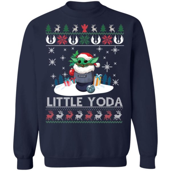 Baby Yoda Santa Little Yoda Ugly Christmas Shirt