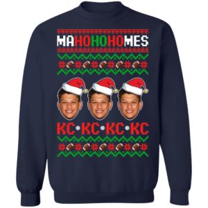Patrick Mahomes Ma Ho Ho Homes Christmas Sweatshirt