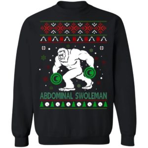 Abdominal Swoleman Christmas Sweatshirt image Abdominal Swoleman Christmas Sweatshirt