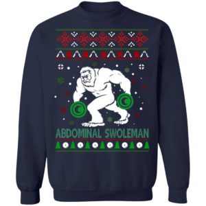 Abdominal Swoleman Christmas Sweatshirt image Abdominal Swoleman Christmas Sweatshirt