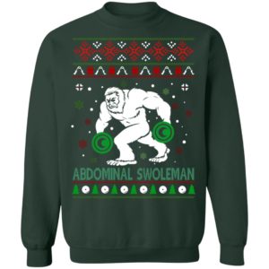 Abdominal Swoleman Christmas Sweatshirt image Abdominal Swoleman Christmas Sweatshirt