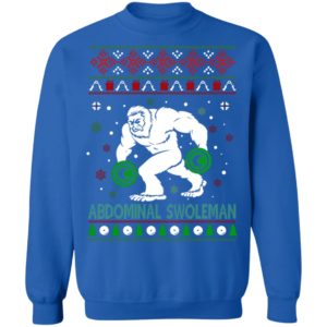 Abdominal Swoleman Christmas Sweatshirt image Abdominal Swoleman Christmas Sweatshirt