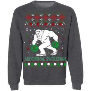 Abdominal Swoleman Christmas Sweatshirt image Abdominal Swoleman Christmas Sweatshirt