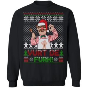 Vurt De Furk The Muppets Ugly Christmas Sweatshirt image Vurt De Furk The Muppets Ugly Christmas Sweatshirt
