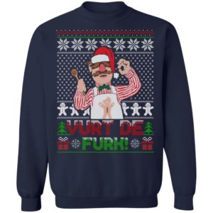 Vurt De Furk The Muppets Ugly Christmas Sweatshirt image Vurt De Furk The Muppets Ugly Christmas Sweatshirt