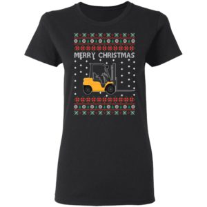 Merry Christmas Forklift Ugly Sweater image Merry Christmas Forklift Ugly Sweater